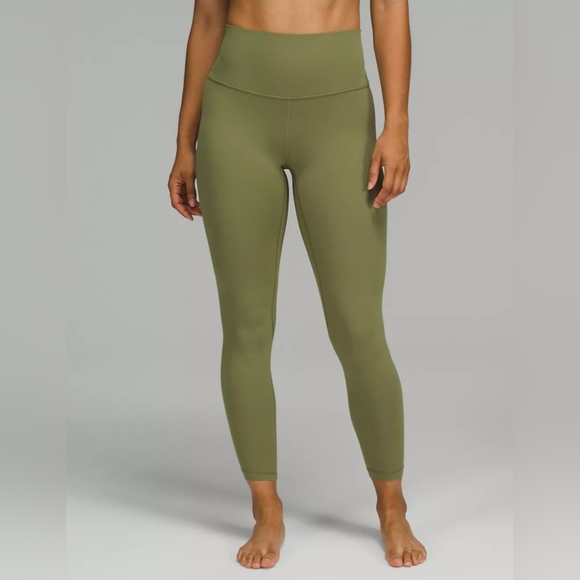 lululemon athletica Pants - NWT Lululemon Plus Size Align High Rise Leggings 25" Olive Khaki Green Size 18